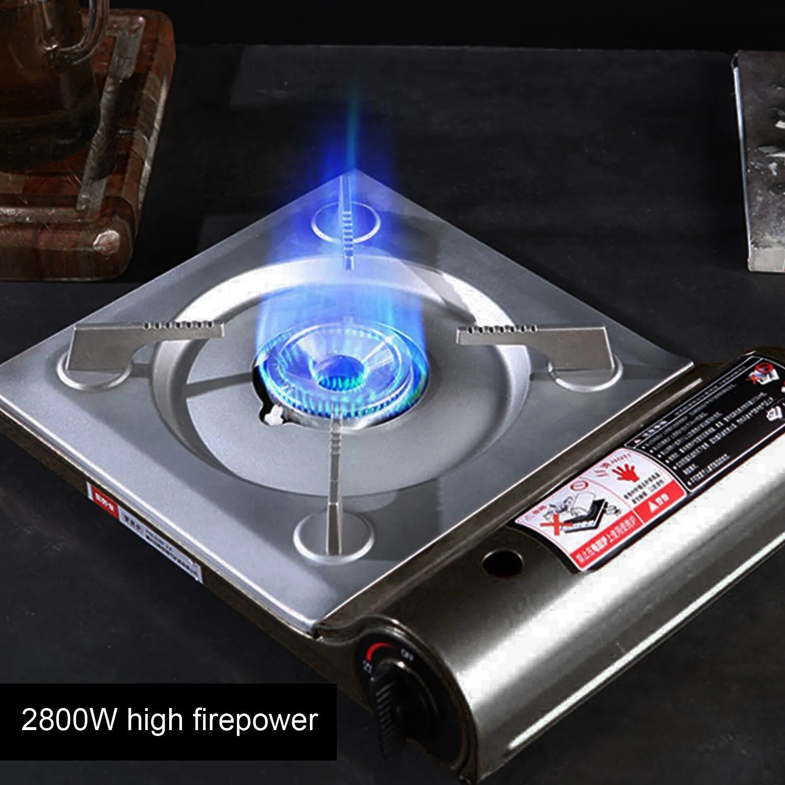 Mini Cassette Grill Cook Stove Outdoor Portable Outdoor Camping Picnic Butane Gas Stove Burner Furnace 34X 27X 9 Cm